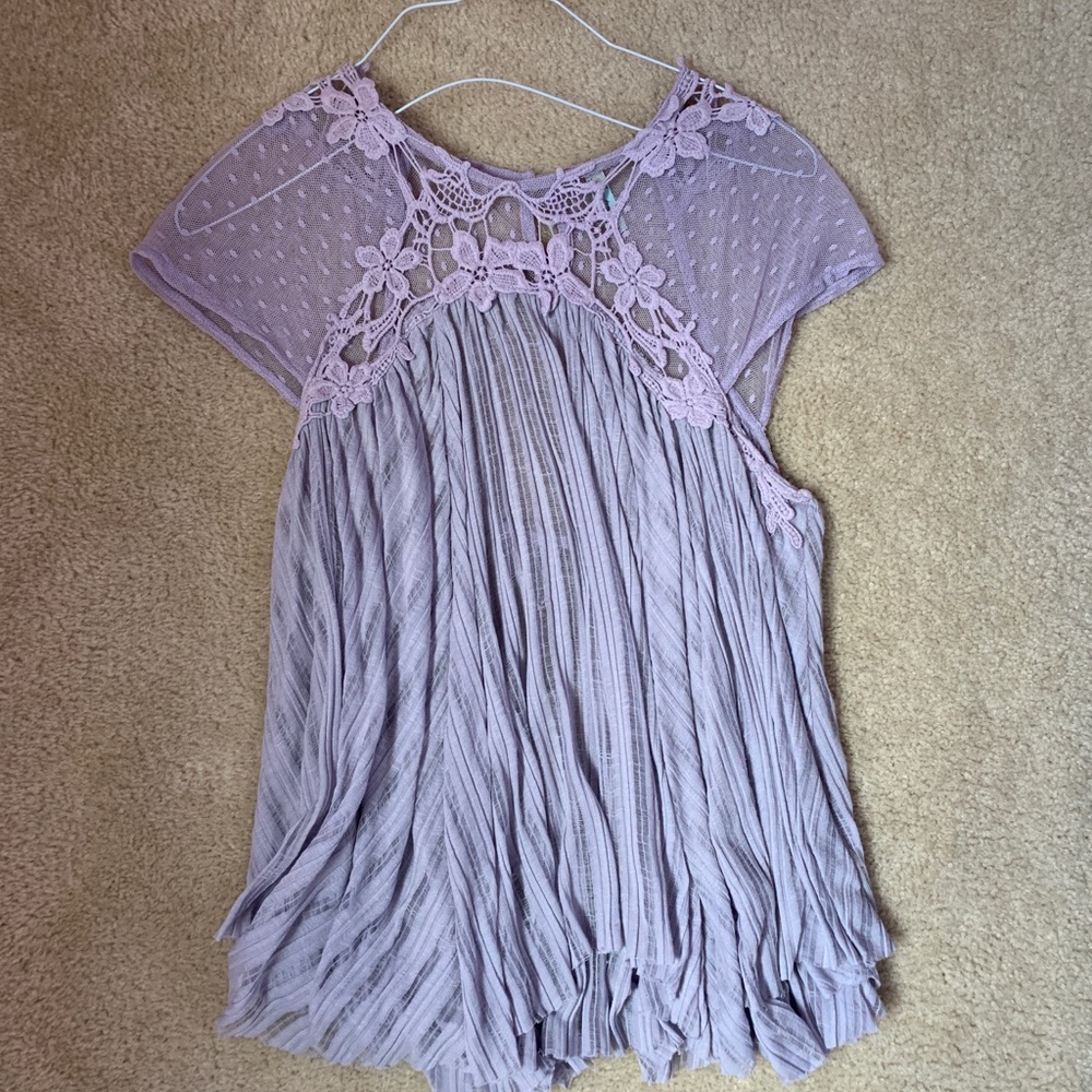 Free People lavender top